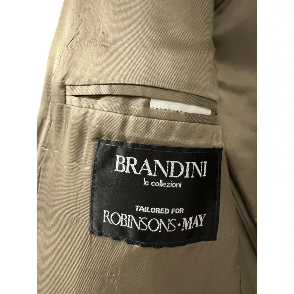 Vintage Brandini‎ Men's Sport Coat Microfiber Suede Blazer